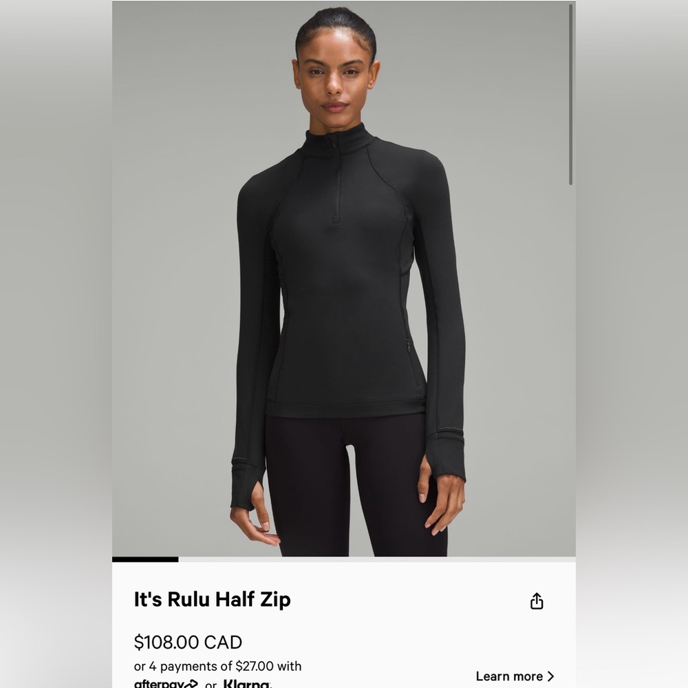 Lululemon half zip pullover - Picture 4 of 4